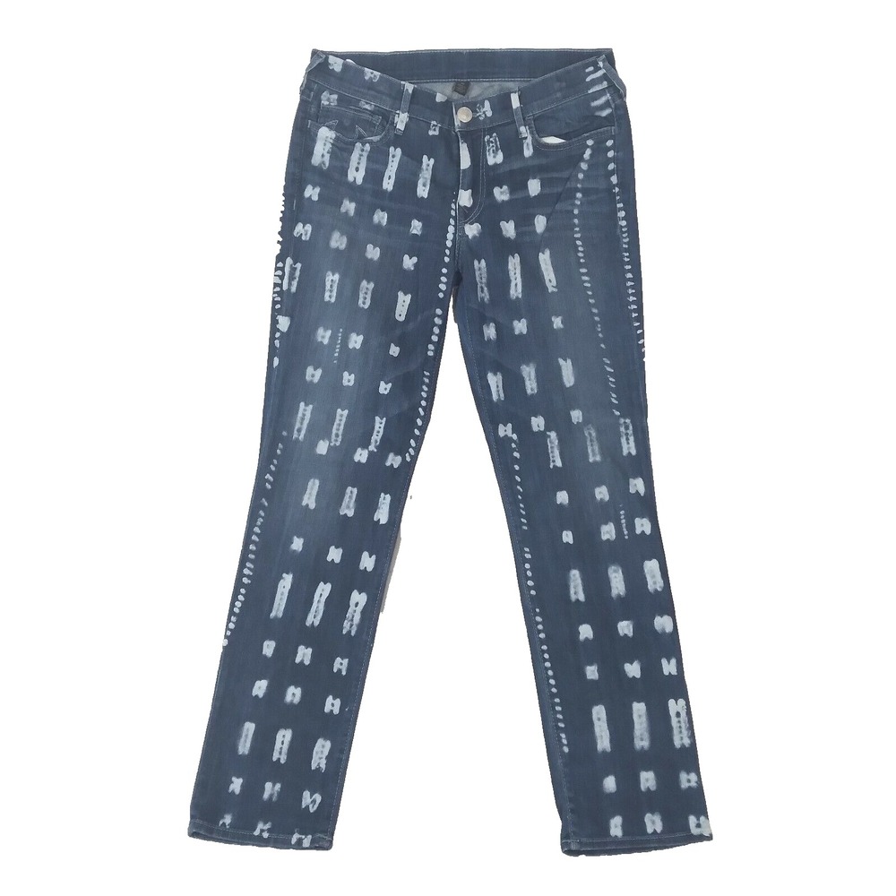 True Religion Jeans Leggings Womens 30 Slim‎ Straight Pants 30x29 Made In USA